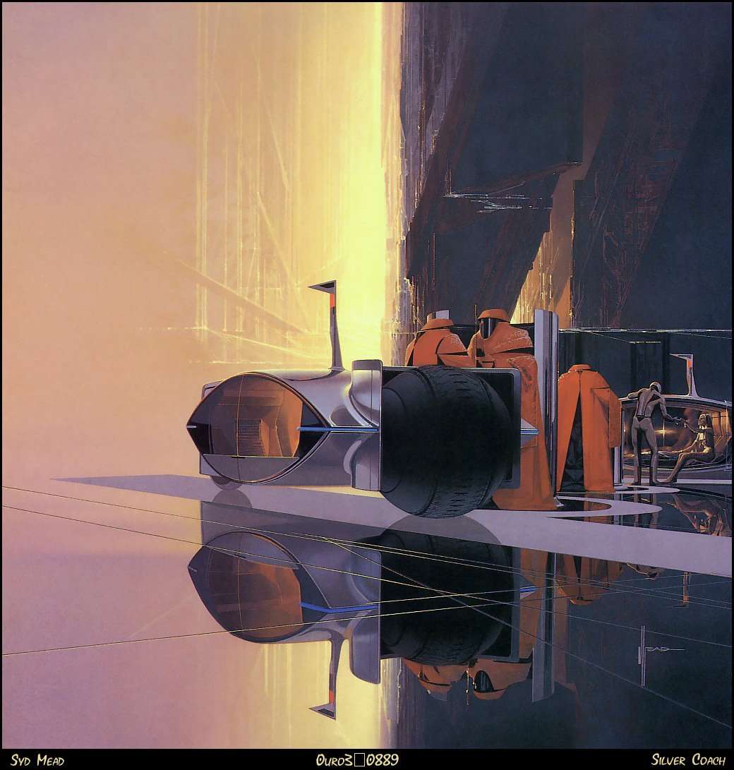  #INSPIRATION: Remembering the Titans. The timeless art of Syd Mead.