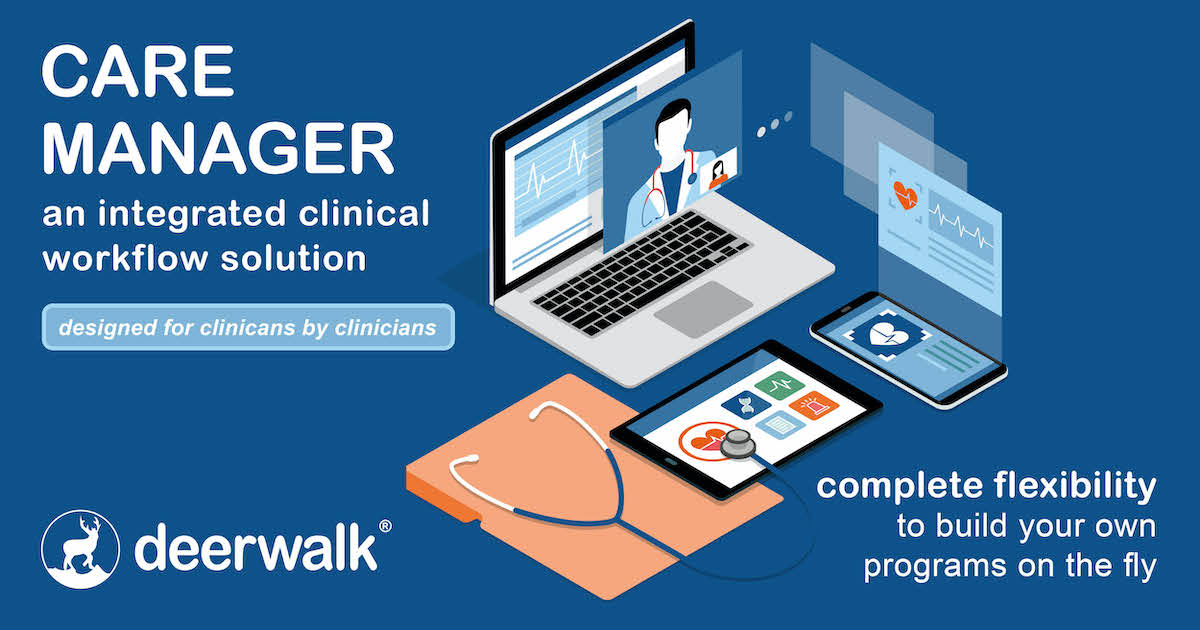 deerwalkinc's tweet photo. Want full control to build #diseasemanagement &amp; #casemanagement programs on the fly? @deerwalkinc #CareManager gives complete flexibility, including an option to build multiple programs that support strategic #pophealth initiatives. Learn more: https://t.co/ZUX5BSS5mz https://t.co/lZJ5GSRop9