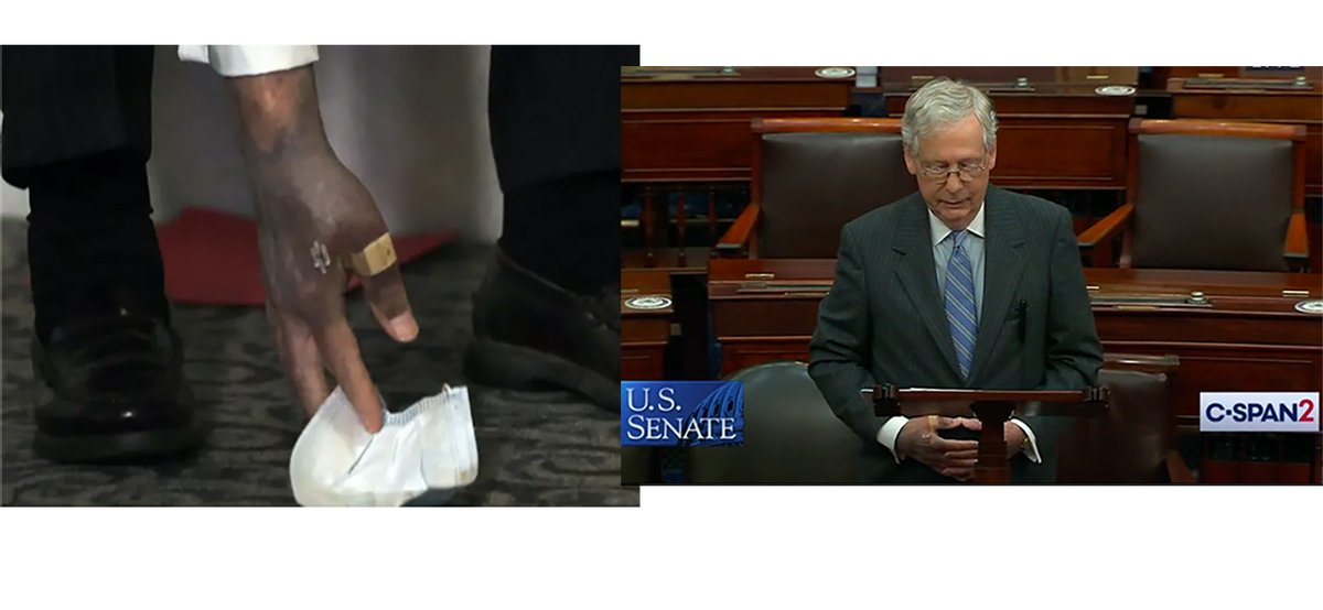 SenatronCornyn's tweet photo. Does this look infected? Asking for a friend.
#txsen #tx2020 #KYSen #MitchMcConnellsHands #MitchMcConnellhands #MitchIsNotWell @JohnCornyn https://t.co/aDJF9L7Ce3