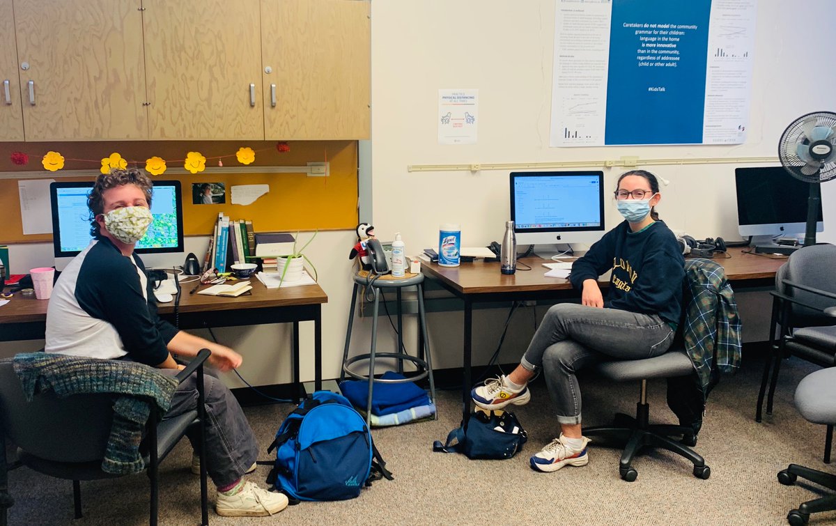 We re-opened last month with COVID-19 safety protocols in place! Next up: re-start #KidsTalk fieldwork ... safely. ✨😷 #happytobeback #researchmatters <a href="/UVicLinguistics/">UVic Linguistics</a> @UVicHumanities <a href="/UVicResearch/">UVic Research</a> <a href="/SSHRC_CRSH/">SSHRC</a>