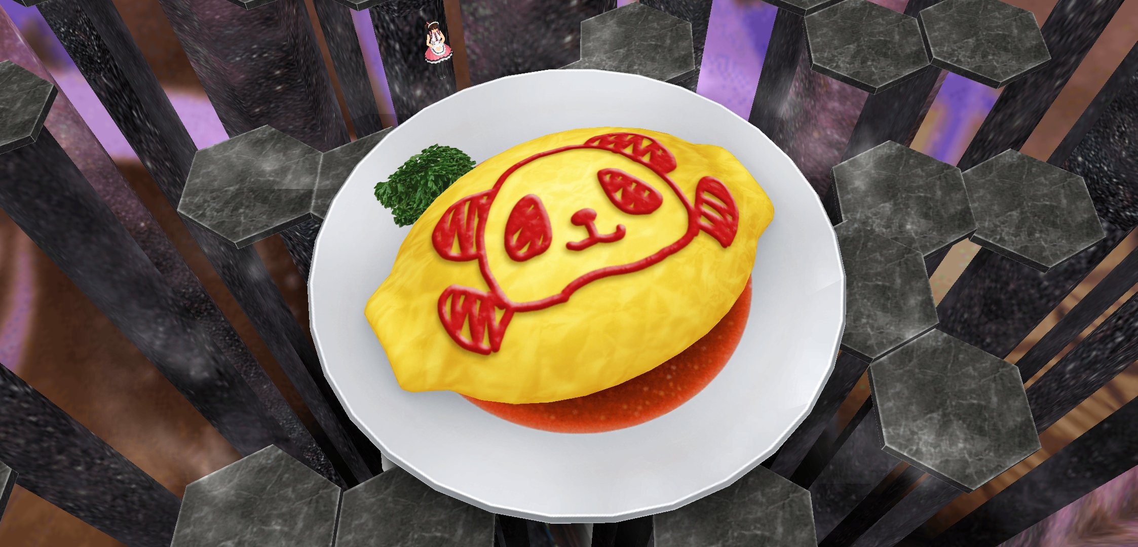 アベル 低浮上中 オムライスのケチャップアート よく見たら6種類あった 基本 普通 Or にゃんこアート オムライス 椿芽 パンダさん オムライス 夕依 つぶあん オムライス フェイ たいちょ ラブ オムライス チカ 陽奈