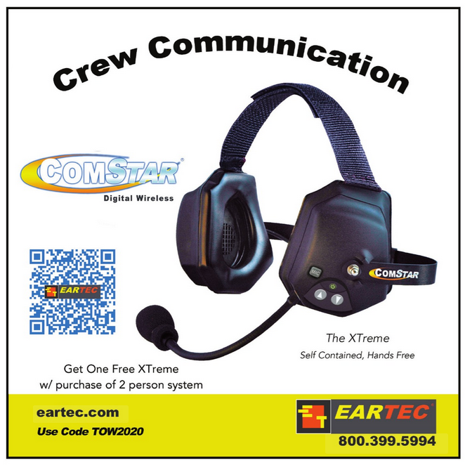 TowTimesMag's tweet photo. Look, no hands! – Buy a two-set @EartecCompany hands-free Xtreme communications system and get the third one FREE with code "TOW2020." 
ORDER: 800-399-5994 or visit https://t.co/8P2dVXaioY https://t.co/peWd2YFdeq