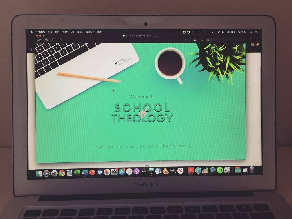 One of my favourite School of Theology sessions tomorrow on ‘Engaging with Culture.’ Fascinating and challenging every time I hear it. instagr.am/p/CGsIDcintVF/