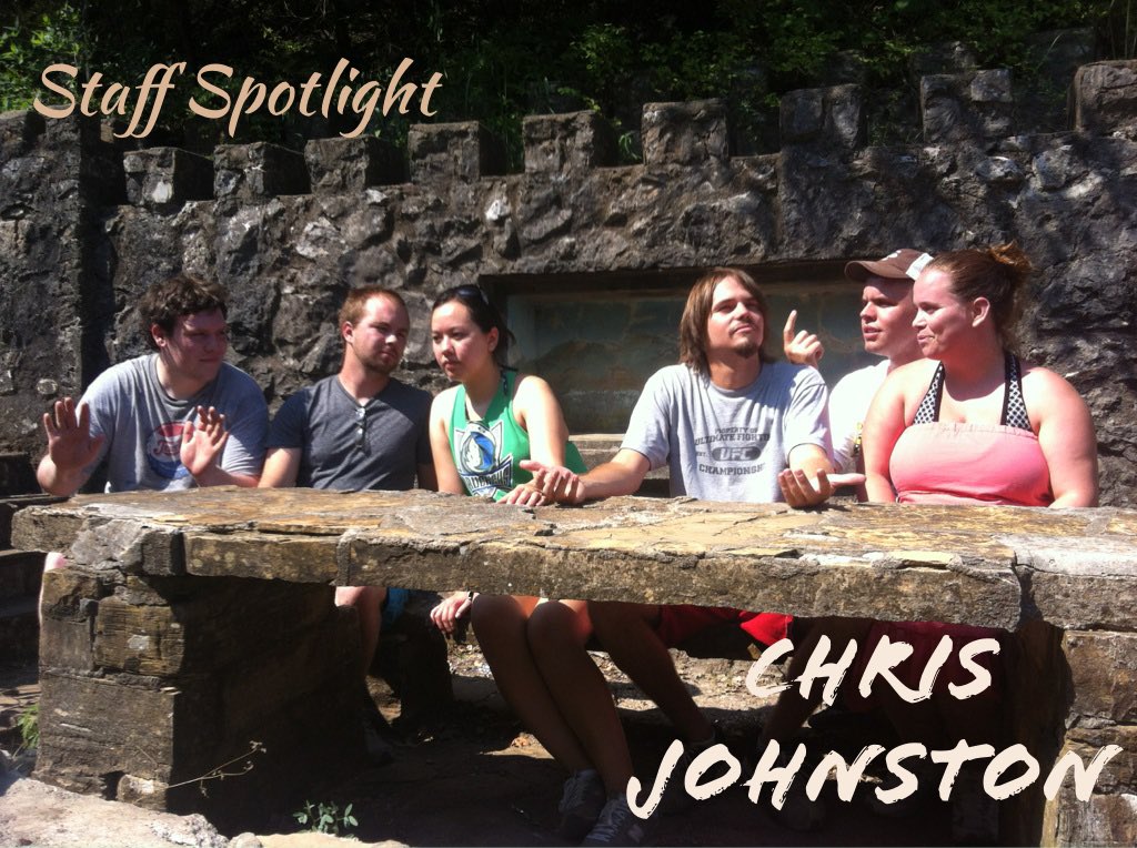 gracefwstudents's tweet photo. You (hopefully) recognize Chris Johnston in the picture above, right there in the middle holding out his hands.
Fun Fact about Chris: he once acted as Jesus in a re-enactment of the Lords supper (see picture below)
Oh, and he pet a koala bear once. In Australia 👌#featurefriday https://t.co/zlWG0PKsxf