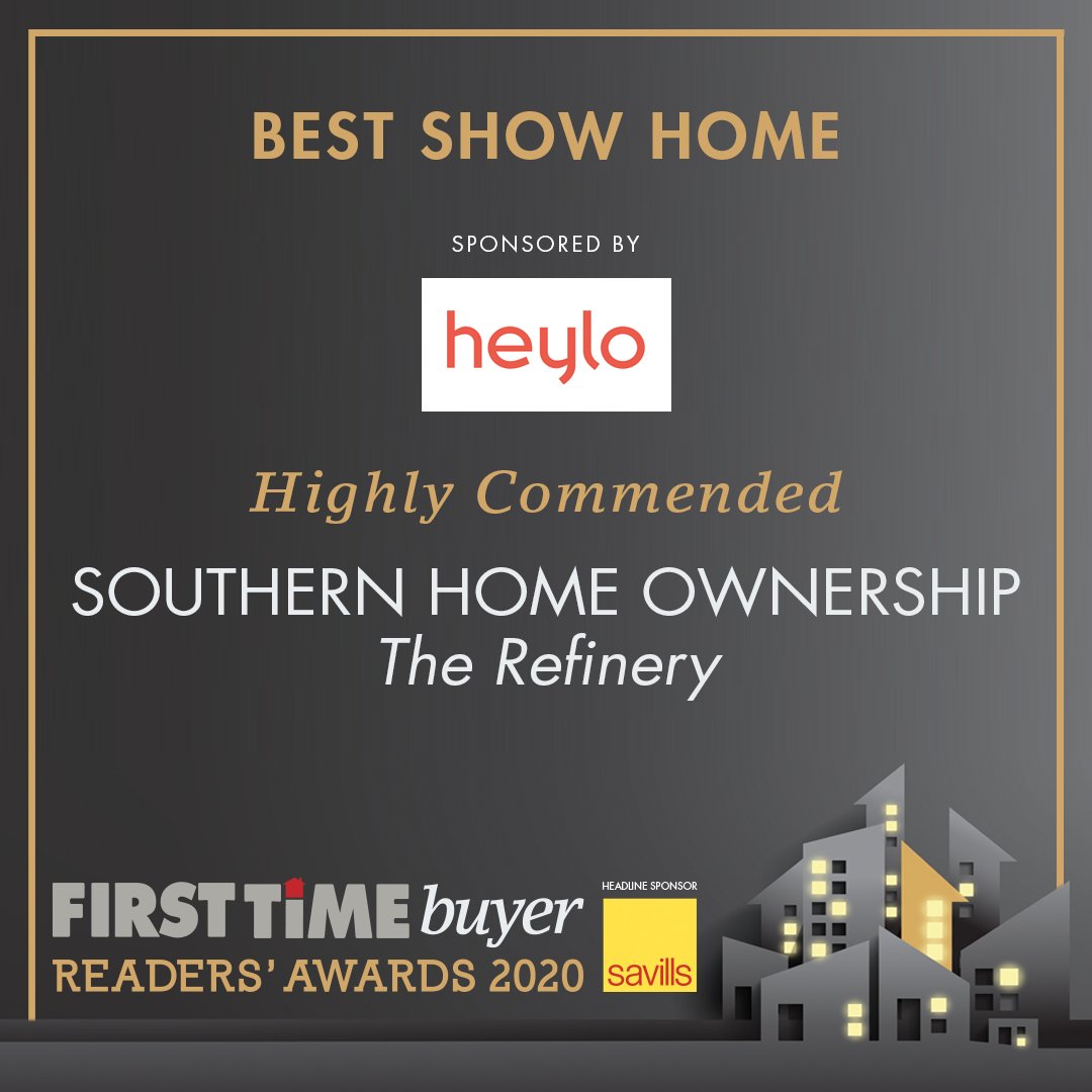 SH_NewHomes's tweet photo. We're delighted that TWO of our developments have been recognised at the 2020 @firsttimebuyer Awards 🏆

#SHOPrestonRoad has been Highly Commended for Best Small Development and #SHOTheRefinery has been Highly Commended for Best Show Home 👏

https://t.co/Vx4dM7HbXe #FTBAwards https://t.co/VqT8NSJ83s