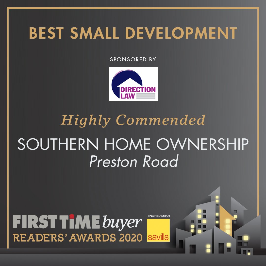 SH_NewHomes's tweet photo. We're delighted that TWO of our developments have been recognised at the 2020 @firsttimebuyer Awards 🏆

#SHOPrestonRoad has been Highly Commended for Best Small Development and #SHOTheRefinery has been Highly Commended for Best Show Home 👏

https://t.co/Vx4dM7HbXe #FTBAwards https://t.co/VqT8NSJ83s