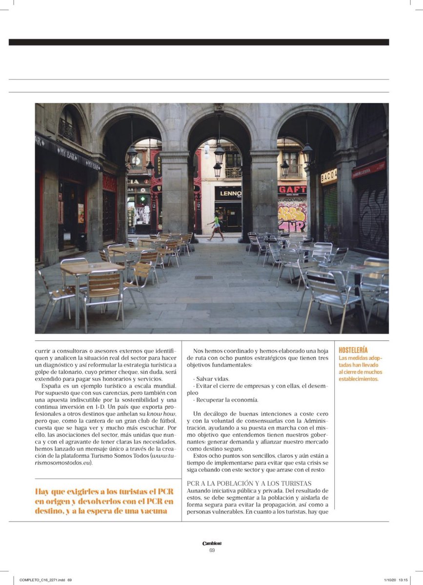 MANUELRUIZSOTI's tweet photo. Un placer compartir con Cambio16 Diario Digital la dramática situación del turismo en España, uno de los principales activos en la economía del país y que si no apoyamos hará muy complicada la recuperación económica de este país.
@AEDH_MADRID #turismosomostodos https://t.co/oLOtfdAwD8