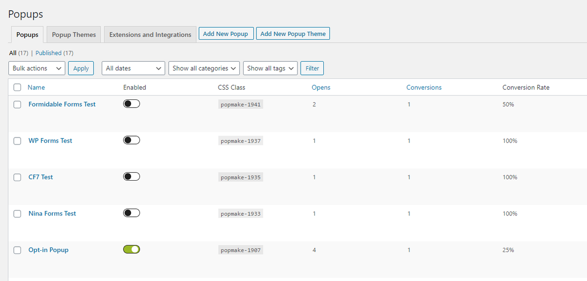 wppopupmaker's tweet image. The next version of Popup Maker (version 1.13) is almost here and one feature we are excited about is the new conversion tracking.
Keep an eye out for the update coming soon.
#WordPress