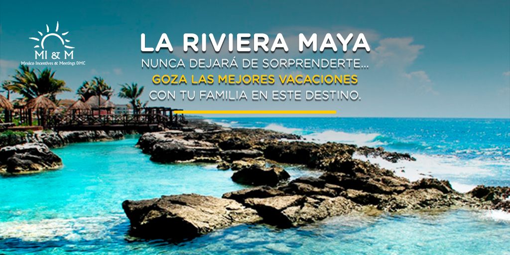 Con sus cristalinas aguas color turquesa, sus paradisíacas playas de arena blanca o su suculenta gastronomía invitan a visitarla y tener unas vacaciones relajadas. 

¡Cotiza con nosotros unas vacaciones inolvidables!

<a href="/RivieraMaya/">Riviera Maya</a> 

#MiandmDMC #Caribe #Viajes