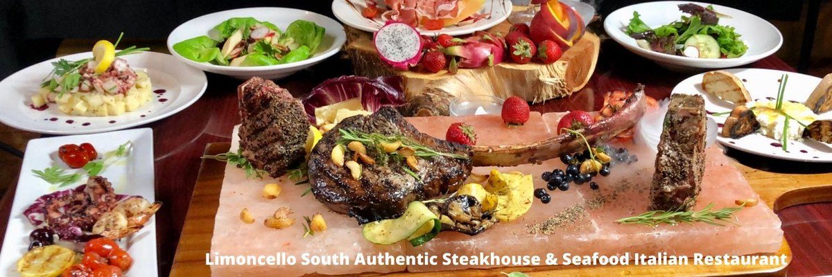 LangevinGary's tweet photo. Join us for some Authentic Italian food Limoncello South 
Best Steakhouse &amp; Seafood in town https://t.co/XtMoieT5RQ