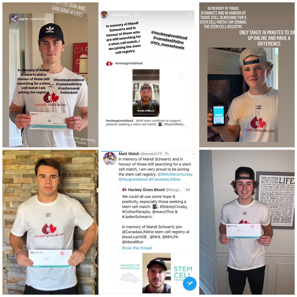 Hockey Gives Blood tweet media