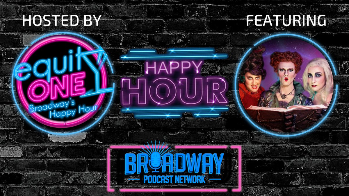 I put a spell on you, and now you're coming to Happy Hour! 🎃 Tune in TONIGHT, Oct. 23 at 8pm EST for <a href="/equityone_/">Equity One: Broadway’s Happy Hour!</a> Happy Hour featuring <a href="/Jay_A_Johnson/">Jay A Johnson</a> and some ghostly guests. See you before the Black Flame Candle runs out - BPN.fm/happyhour! #HocusPocus #broadway #musical