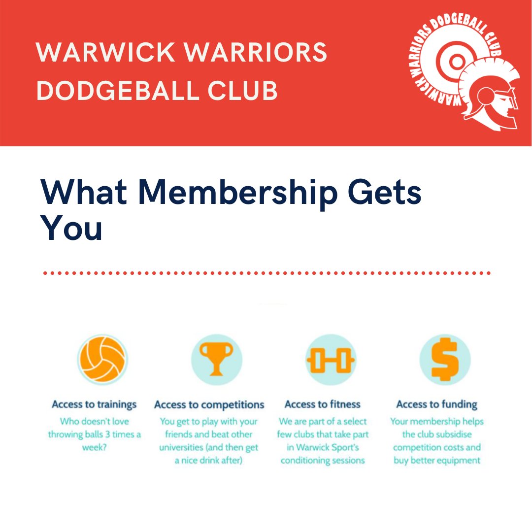 Thanks to everyone who’s come to one of our taster sessions over the past 3 weeks – we hope you had fun!
From now on, to continue playing Dodgeball, you’ll need to buy your membership.
And if you buy it before midnight, Sunday 25th October, the club will benefit greatly!