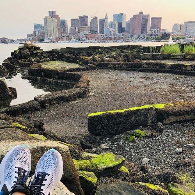 How’s this for a post-run view? Our living shoreline - and Boston Harbor - can be your backyard. Schedule a tour today: bit.ly/3m7bPDc [📸: bostonflair on Instagram]