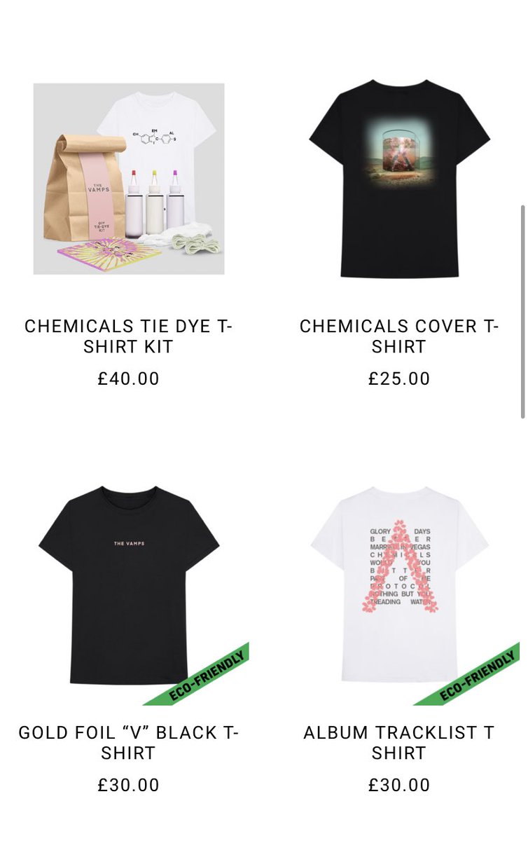 sweetreliefliv's tweet photo. The Vamps GIVEAWAY;
– choose anything from their site for £45 or below 
– like &amp; rt 
– follow me
– reply with proof you’ve streamed cherry blossom for an extra entry 
– 1 winner
– closes in a few days 
(photos are just some options x)

good luck x https://t.co/OmfXRYFXGs