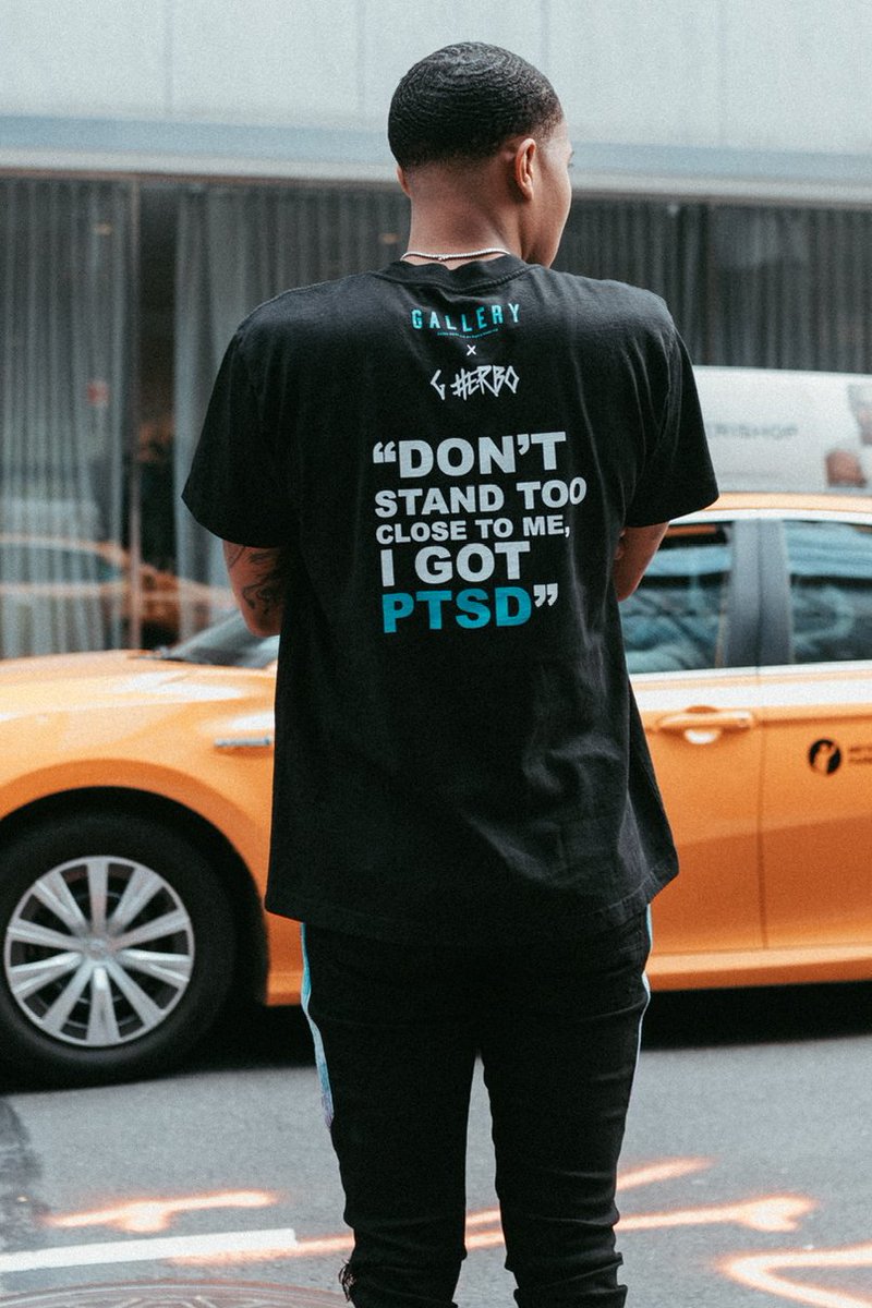 NEW PTSD SHIRTS 🖤 IM GIVING ALL PROCEEDS FROM SALES TO SWERVIN' THROUGH STRESS, HELPING FUND THERAPY FOR BLACK YOUTH SEEKING CARE. 

GET MY NEW MERCH COLLAB WITH @rsvpgallery NOW ➡️ fanlink.to/GHerbo_RSVP

#SWERVINTHROUGHSTRESS