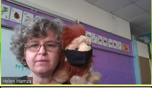 armstrong_hamza's tweet photo. Rasheed arrived to an empty classroom, but he found his new first grade friends on Zoom. Rasheed is ready for first grade fun with phonics. #ACSBeirut #firstgradephonics #TCRWP #learningonzoom #WearAMask https://t.co/m2iM7T3hnM