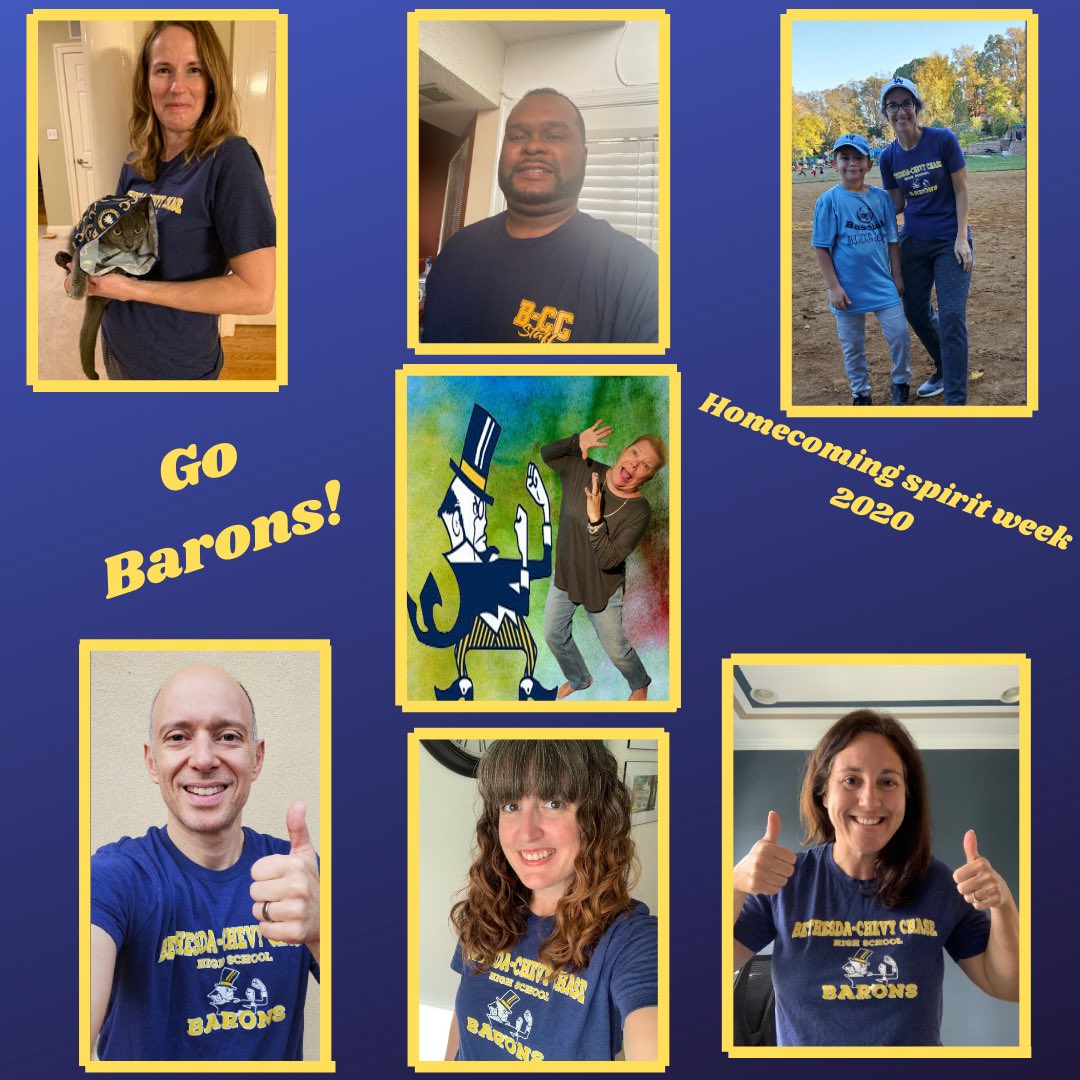 B-CC Counseling (@counseling_bcc) on Twitter photo Happy homecoming week everyone! Check out some of the counseling team wearing our blue and gold today! <a href="/OfficialBCCHS/">Bethesda-Chevy Chase High School</a> <a href="/bccsga24/">BCC Class of 24</a> <a href="/bccsga23/">BCC HS Class of 2023 SGA</a> <a href="/BCCclassof2022/">B-CC Class of 2022</a> <a href="/BCCSGA/">B-CC SGA</a> Happy homecoming week everyone! Check out some of the counseling team wearing our blue and gold today! <a href="/OfficialBCCHS/">Bethesda-Chevy Chase High School</a> <a href="/bccsga24/">BCC Class of 24</a> <a href="/bccsga23/">BCC HS Class of 2023 SGA</a> <a href="/BCCclassof2022/">B-CC Class of 2022</a> <a href="/BCCSGA/">B-CC SGA</a>