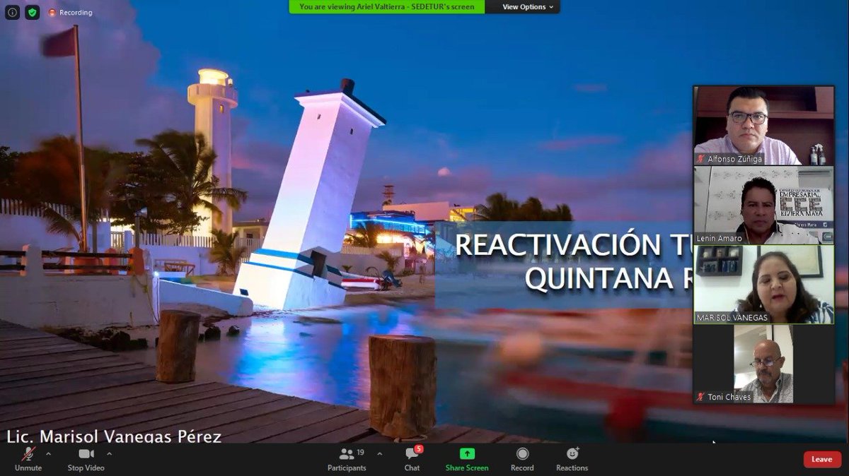 🔷 Sostuvimos una reunión con la CCERM donde hablamos de la reactivación turística en #QuintanaRoo y de las acciones inmediatas en beneficio de empresarios de la #RivieraMaya y el estado en general.