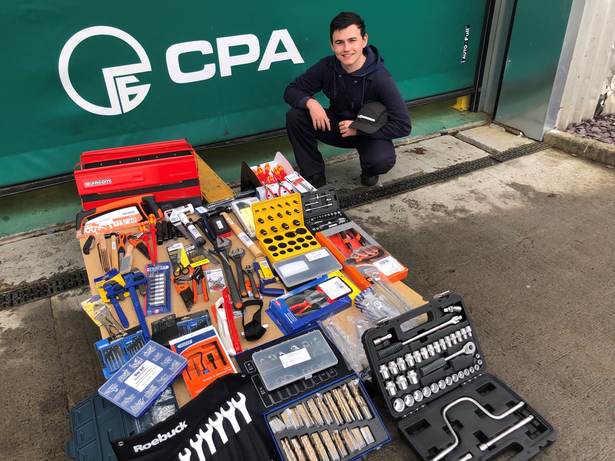 CPA_Group's tweet photo. Our 2nd-year apprentices Blair and Callum received their new tools this week. These tools will help them in their training to become multi-skilled engineers. #CPAGroup #CPAEngineers #apprenticeships #engineeringexcellence https://t.co/xx2C3owFNw