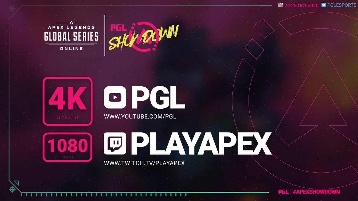 💥We will have a lot of surprises for you this weekend during PGL APEX LEGENDS SHOWDOWN👑
📹Here is a sneak peek: you can watch the tournament in 4K on our YouTube channel🌟
📺4K https://t.co/WxSGI3lkVf
📺https://t.co/f0OR1aJETz
#ApexShowdown https://t.co/RHCu5wqH4Q
