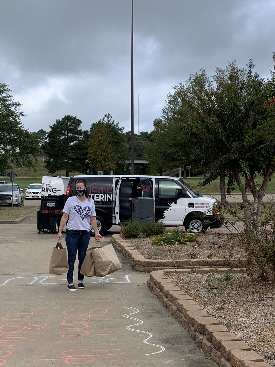 Pilgrims Pride provided lunch for LHS today. Tome Catering did a fabulous job of delivering and sorting for our departments. Thank you to all for loving our teachers.