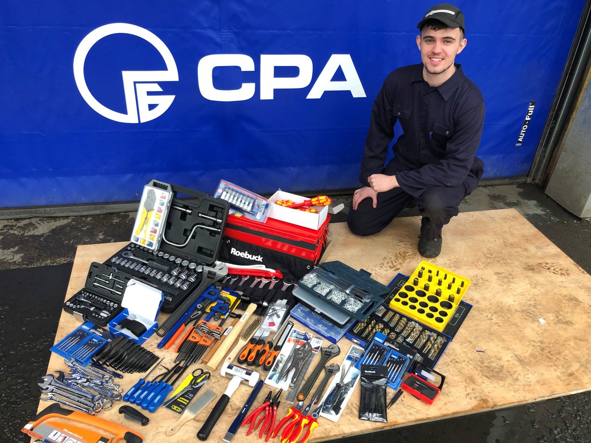 CPA_Group's tweet photo. Our 2nd-year apprentices Blair and Callum received their new tools this week. These tools will help them in their training to become multi-skilled engineers. #CPAGroup #CPAEngineers #apprenticeships #engineeringexcellence https://t.co/xx2C3owFNw