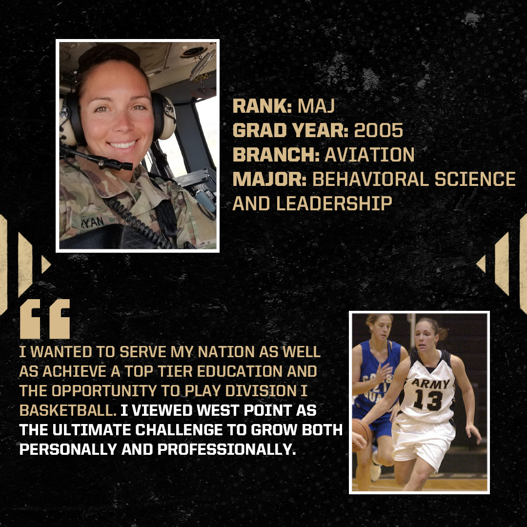 ArmyWP_WBB's tweet photo. “It helped teach me about leadership, teamwork, commitment and work ethic.”

- Lindsay Ryan (Brent) ’05 on her Army Women’s Basketball experience 🙌
 
#GoArmy #IGotYourSix https://t.co/4PQNVz8ExW