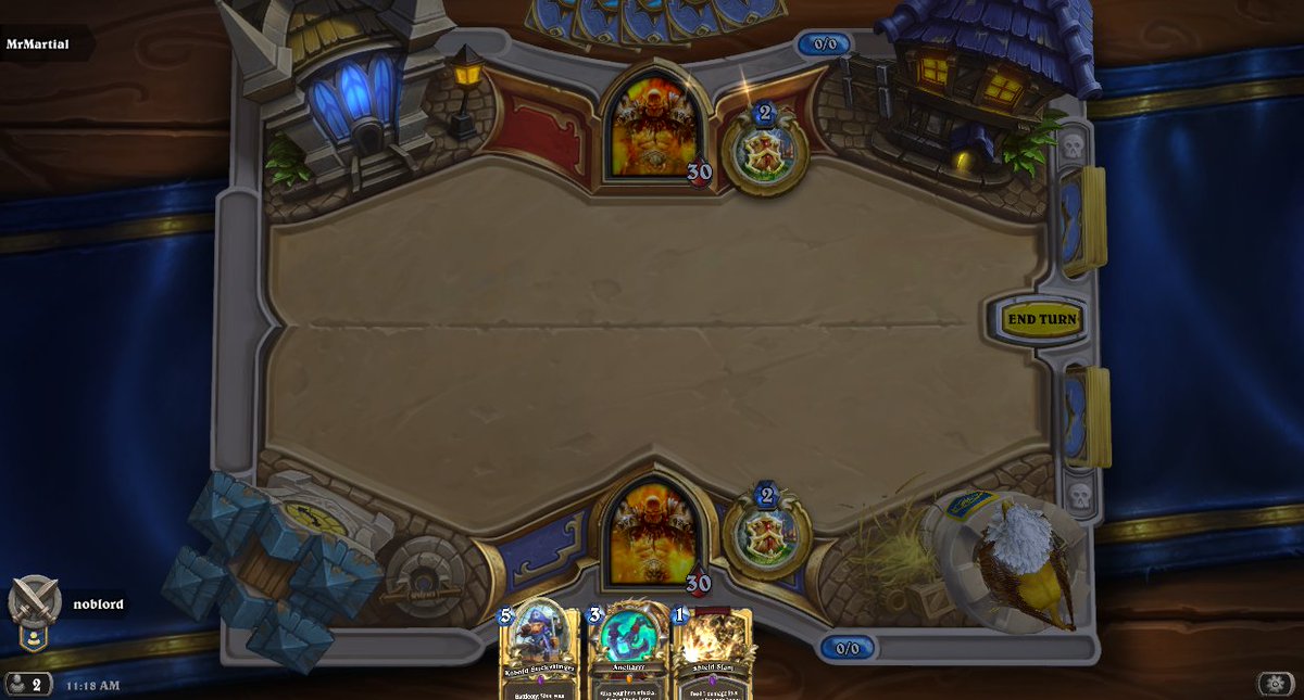 Round 1, hit bomb warrior, forgot to draw weapon tech. Round 2, I improved (1-1). Hope I can keep up this momentum!