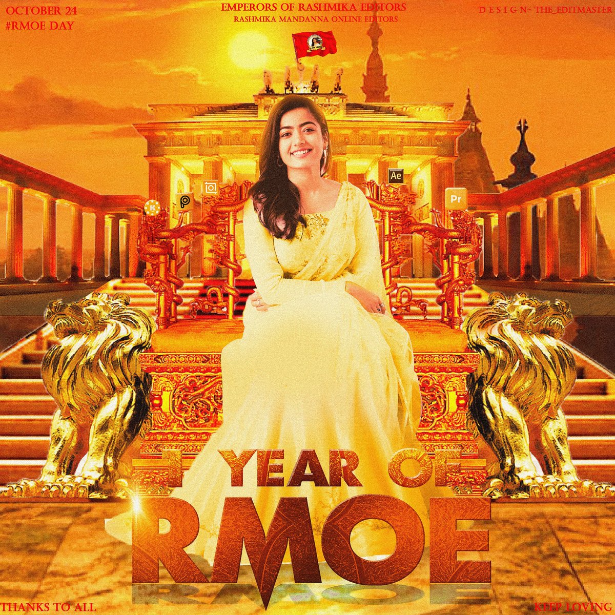 VDFansKasaragod's tweet photo. Here It Is The Special 1st Year CDP Of Team @RmoeOfficial ❤️!! 

Design : @EditmasterThe

#RashmikaMandanna
@iamRashmika || @RmoeOfficial https://t.co/or78elGUfm https://t.co/AkA78RcvRk