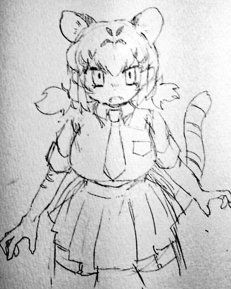 けもフレ落書き 