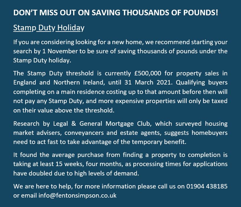 Don't miss out on saving thousands of pounds!

Read on to find out more.........