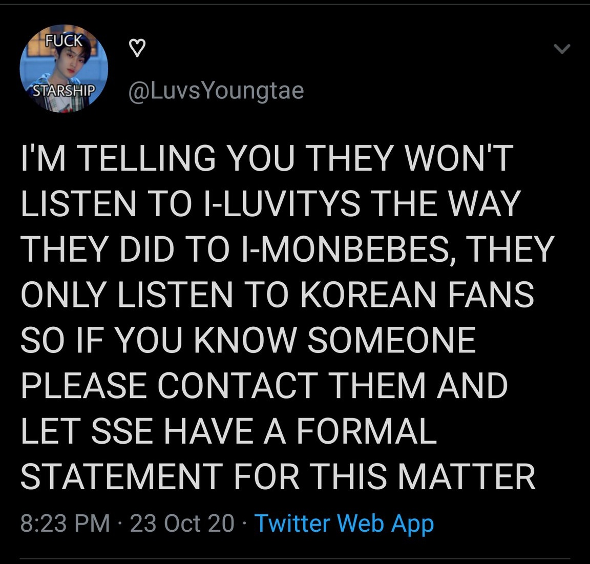 more tweets they stole from oomfs and paraphrased :)