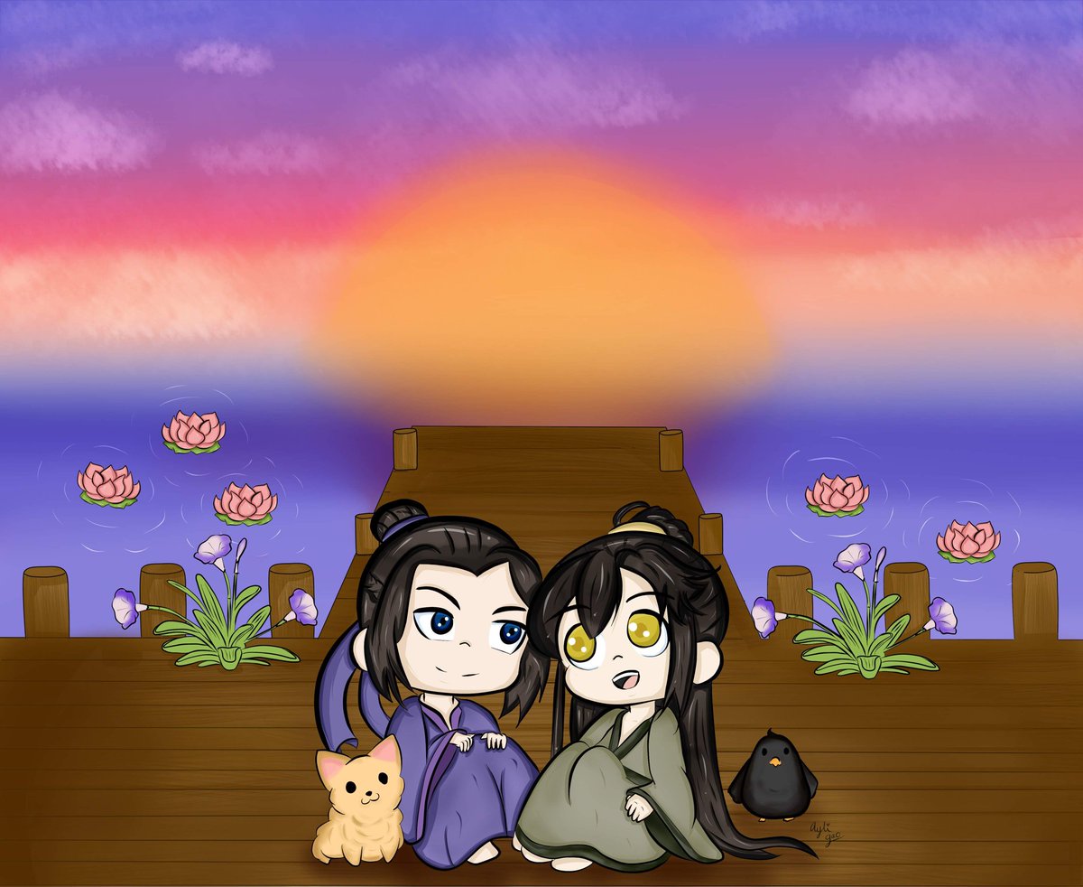 GohLuz's tweet photo. #SANCHENG nation i present to you this beautiful art from @ayligao
They're babies in love 🥺💜💚💜💚💜💚
#sangcheng #NieHuaisang #JiangCheng https://t.co/LA6GDFHvur