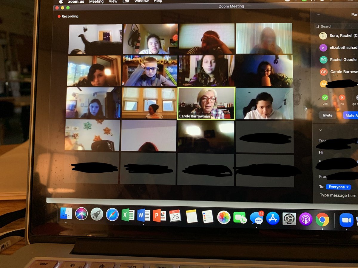 _RachelSura's tweet photo. Today in the STEAM Comm, we met @BarrowmanCrime! She shared her writing processes and how she gets her ideas for her books and graphic novels to help Ss write their own creative pieces in BL! Safe to say our Ss are very interested in your books! Thank you, Carole!!! #WAWMproud https://t.co/AeAYWqAkKB
