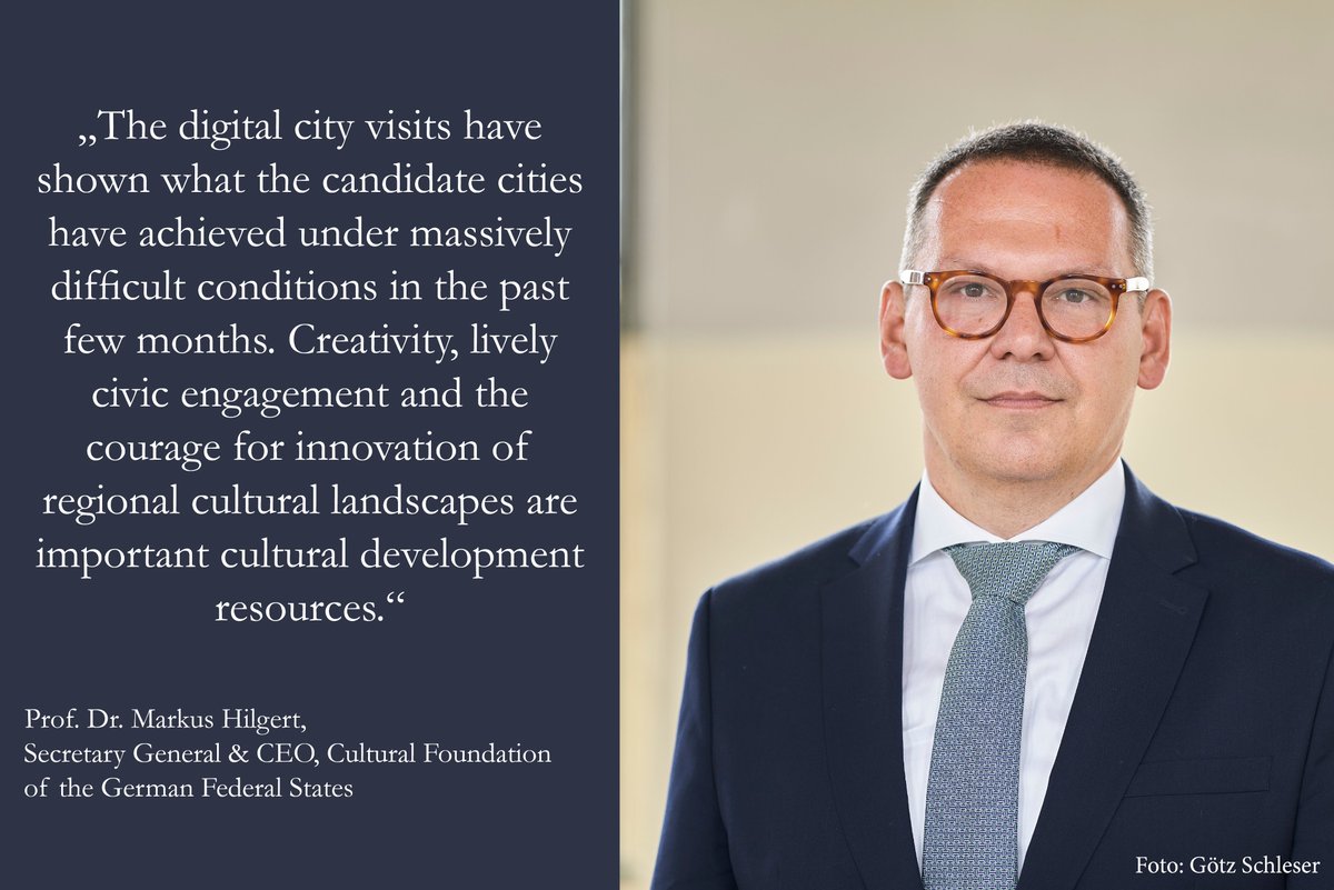 Kulturhauptstadt Europas 2025 (@khe2025) on Twitter photo Inspiring days for the #EuropeanCapitalofCulture2025 competition: the Secretary General of <a href="/laenderkultur/">Kulturstiftung der Länder</a>, Prof. Markus Hilgert @textcultures looks back on one week of digital #cityvisits. #ECOC #ECOC2025 Inspiring days for the #EuropeanCapitalofCulture2025 competition: the Secretary General of <a href="/laenderkultur/">Kulturstiftung der Länder</a>, Prof. Markus Hilgert @textcultures looks back on one week of digital #cityvisits. #ECOC #ECOC2025