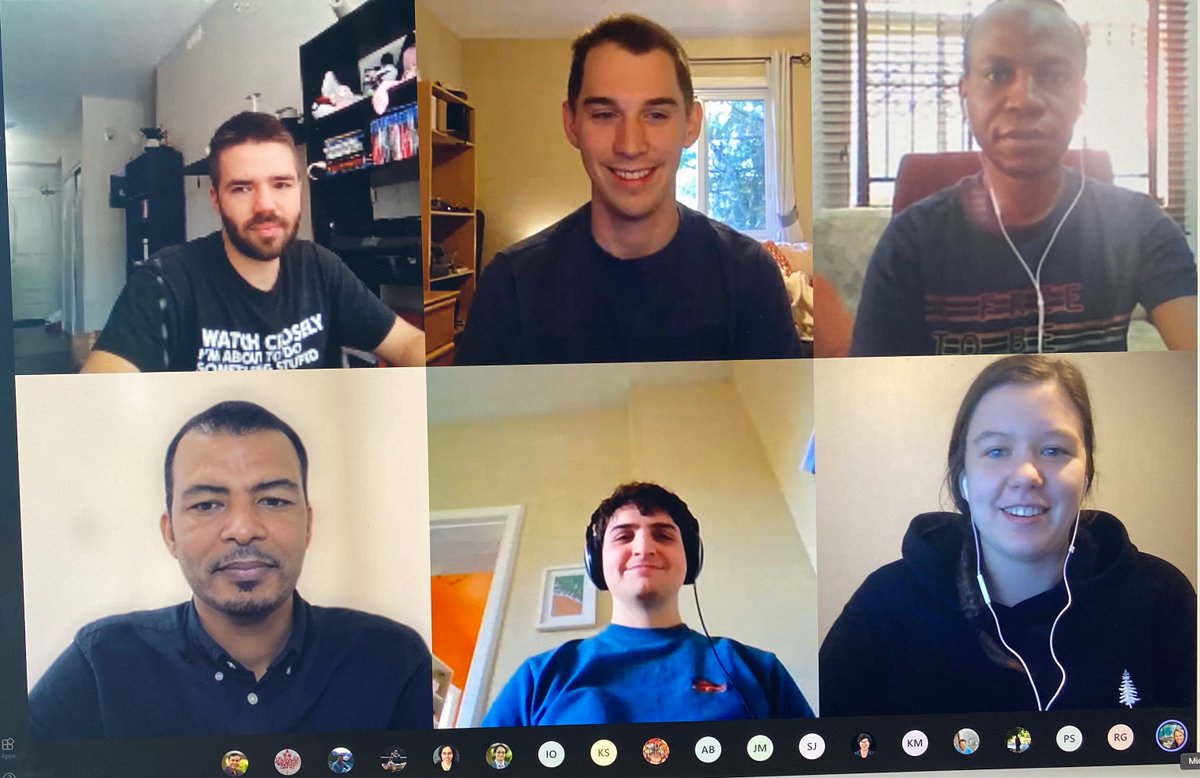UofG_SES's tweet photo. Excellent job by our #SES_Graduates for playing along! Maybe next year we can play soccer again and you can win the trophy back!
@claudiawood130 @Tim_Aiello @Johnson_MarcusE @TegbaruBellete @MostafaSadeghn3 https://t.co/WSPjzY7tCK