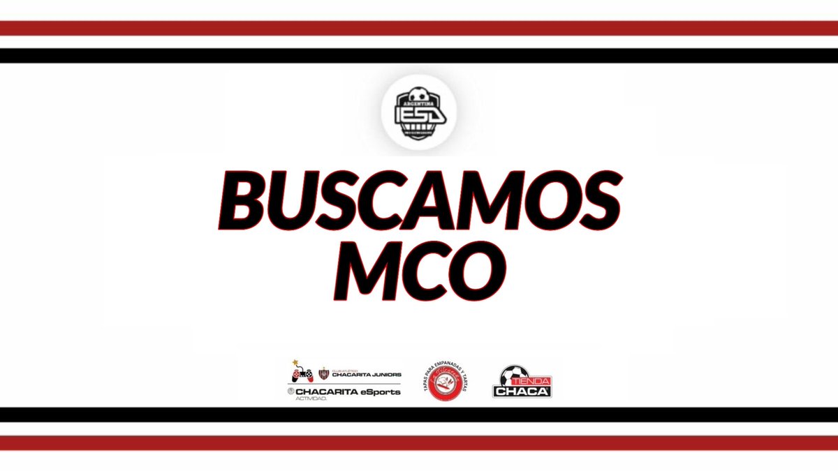 ¡SALIMOS AL MERCADO! 🚨

Buscamos MCO para afrontar la próxima temporada de 3era División de <a href="/IESAFIFAar/">IESA Argentina</a>

Requisitos:

-Experiencia mínima en 3era 
-Microfono
-Disponibilidad horaria 

En estos días estaremos realizando las pruebas !!

chat.whatsapp.com/Fo9DFj3gfUh0BT…