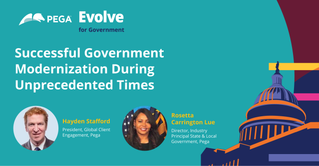 jgflynn's tweet photo. Hear from a number of government success stories and best practices packed into a very efficient and impactful keynote! Register now for Pega’s virtual event. #PegaGov #PegaSummit https://t.co/AfXjKS4AUh https://t.co/N2i9V5yd70