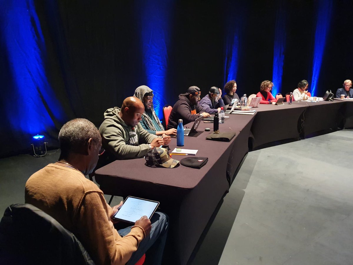 SeaviewSeries's tweet image. And just like that, ideas become reality...

Yesterday was our first FULL series read-through. Actors and writers assembled at @BelgradeTheatre for a marathon run through all six scripts.

It was incredible.

So proud of our amazing team of Midlands writers. 🔥💪🏿