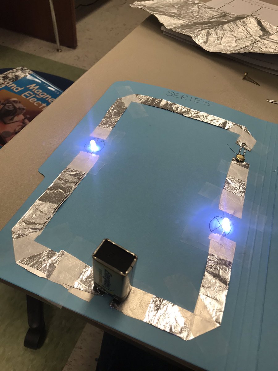 christy_clain's tweet image. Getting COVID creative in the science office today! Brainstorming ways to do hands on science at home and at school using everyday materials! 🔋💡🙌🏼 @CFBISD @Megan_Britton15 #circuitpower #5.6B #4.6C