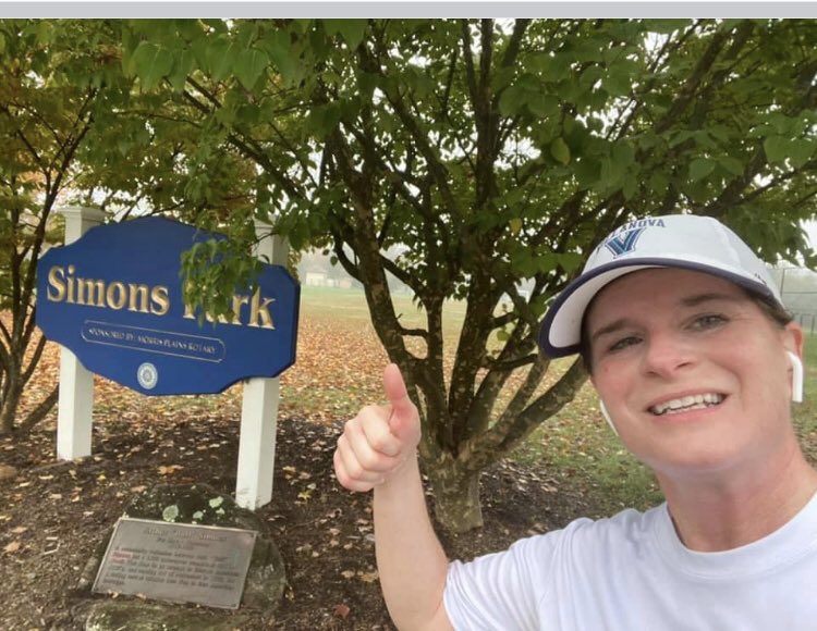 A longtime EFMP supporter posts selfies and is entered into the second raffle for selfie-posters! Thanks, Kristin! Post a pic of your own run/walk to be entered as well. #edfoundationmp