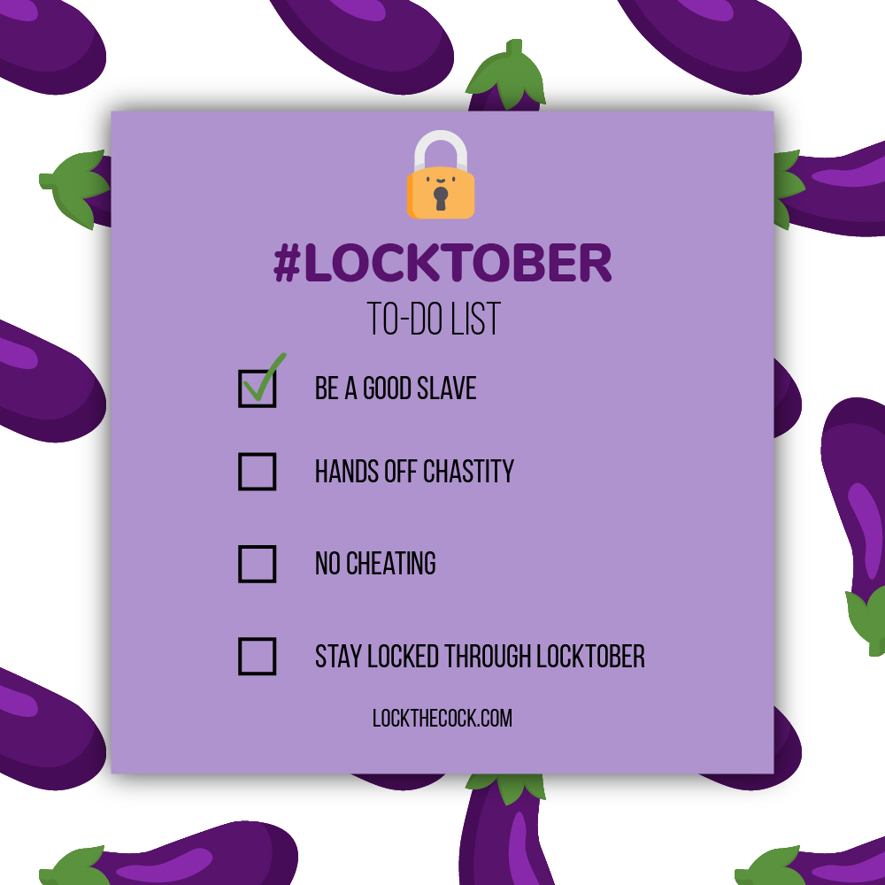 #Locktober. 