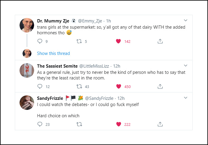 Kick_Frenzy's tweet photo. Just sayin, @Emmy_Zje, @LittleMissLizz, and @SandyFrizzle...

Seeing you three right after each other totally made me think "League of Extraordinary Gentlewomen (from Twitter)".

#ThatWouldBeAwesome https://t.co/Io2U2tKLNz