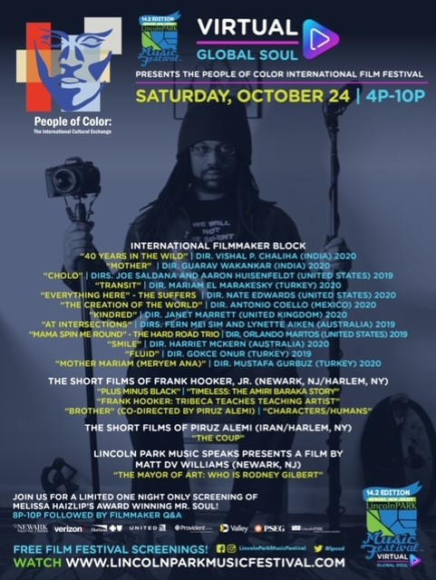 newark_arts's tweet photo. This Saturday, October 24th from 4 to 10 PM, don't miss The People of Color Film Festival featuring Mr. Soul!
https://t.co/JHYG9YQsFs
#NewarkArts #LPMF2020 https://t.co/aEsut5YOve