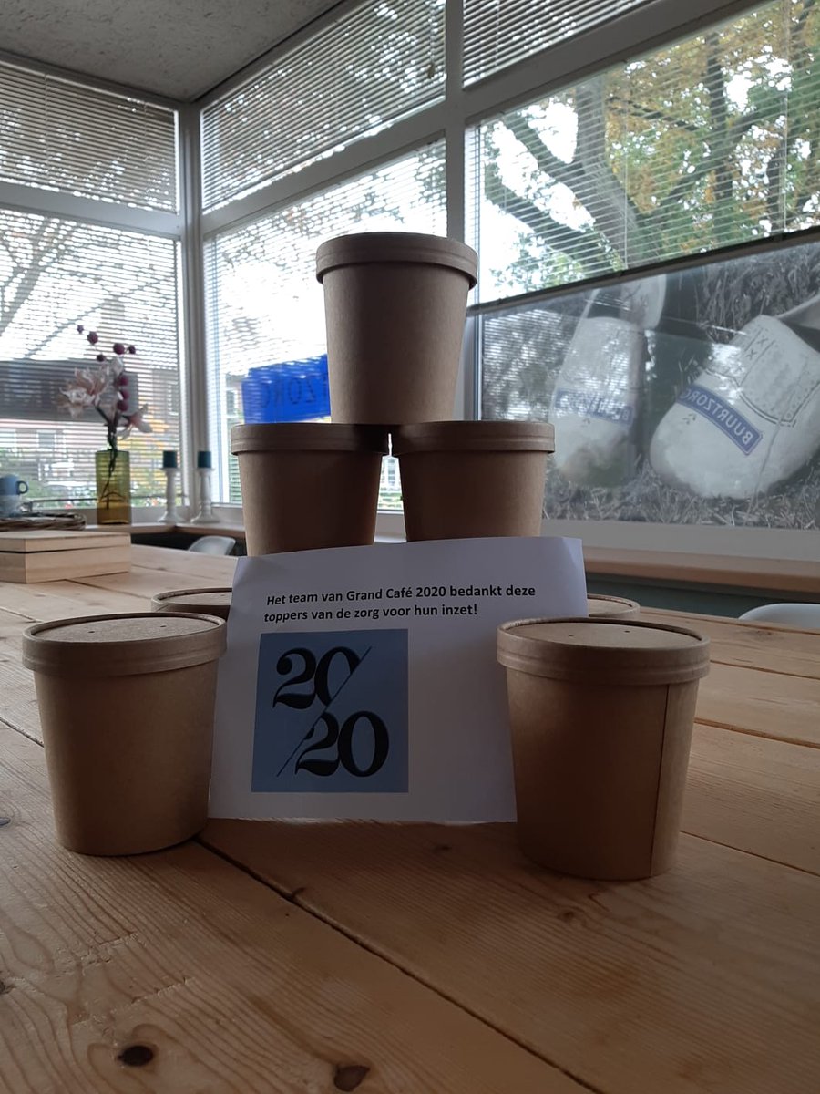 Voor ons allemaal *krachtvoer* snert van Grandcafé 2020 in Nunspeet! Superlief! <a href="/buurtzorg/">Buurtzorg</a> <a href="/buurtzorgNspeet/">Buurtzorg Nunspeet</a> #Nunspeet#lokaal#Horeca