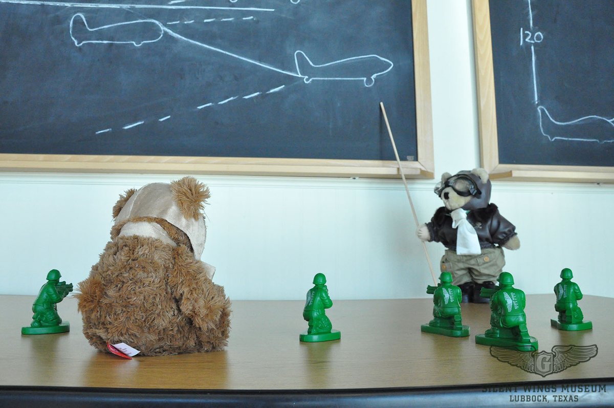 You all have a stake in this, so listen up! Flight Officer Bear briefs tow pilots and Airborne Infantry about what to expect in a glider operation.