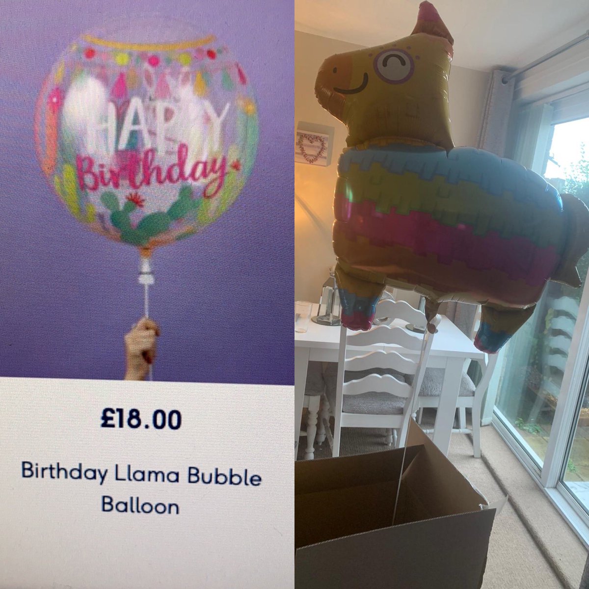 RachelK_'s tweet photo. Hey @MoonpigUK 👋🏼 no drama, but I received the wrong llama for my friend’s birthday 😂 #moonpig #moonpigmoments https://t.co/sIpk0aBZB3