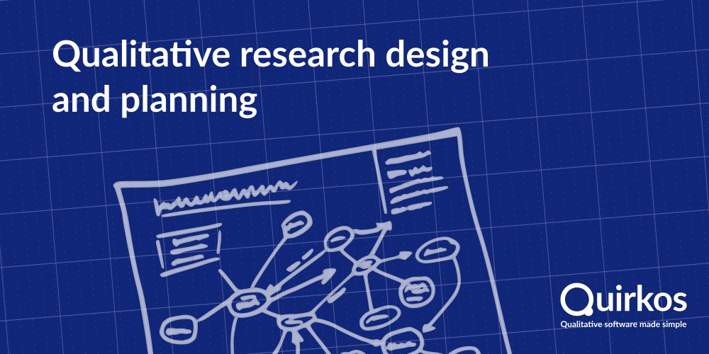 Qualitative research design means more than just choosing methods! Our new blog post outlines the key steps: quirkos.com/blog/post/qual… #phdchat #AcademicTwitter #SoMe4QualResearch