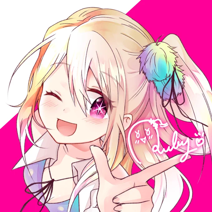 推しの子ファンアート、ルビーちゃんです。元気いっぱいで作中の癒やしです! #推しの子 